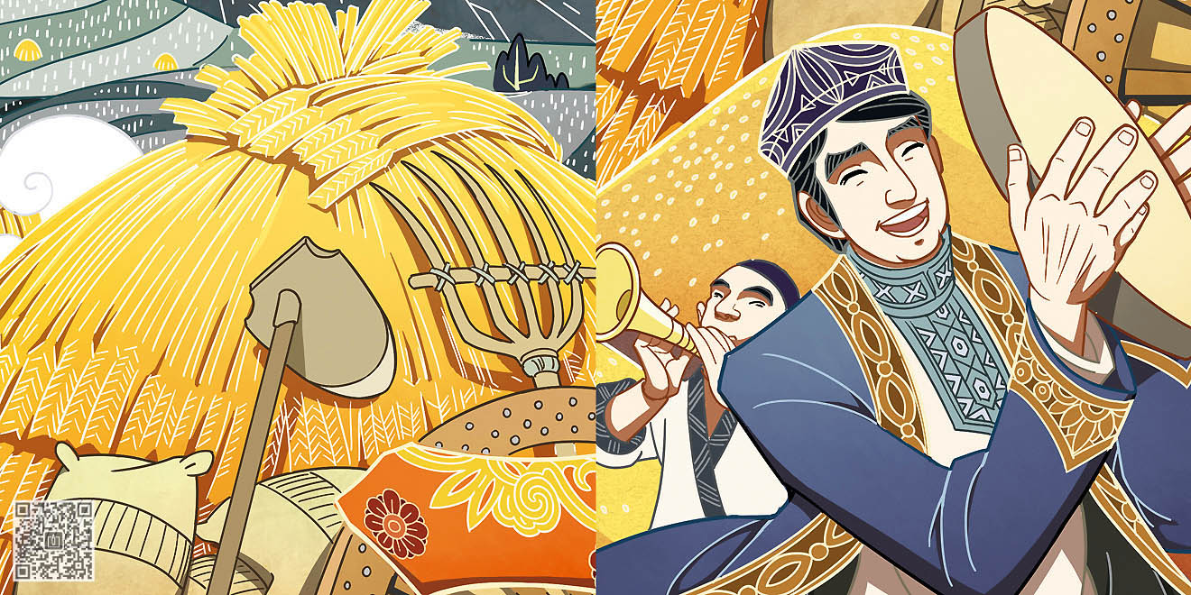 中糧面業(yè)面粉包裝設(shè)計(jì)與插畫(huà)繪制