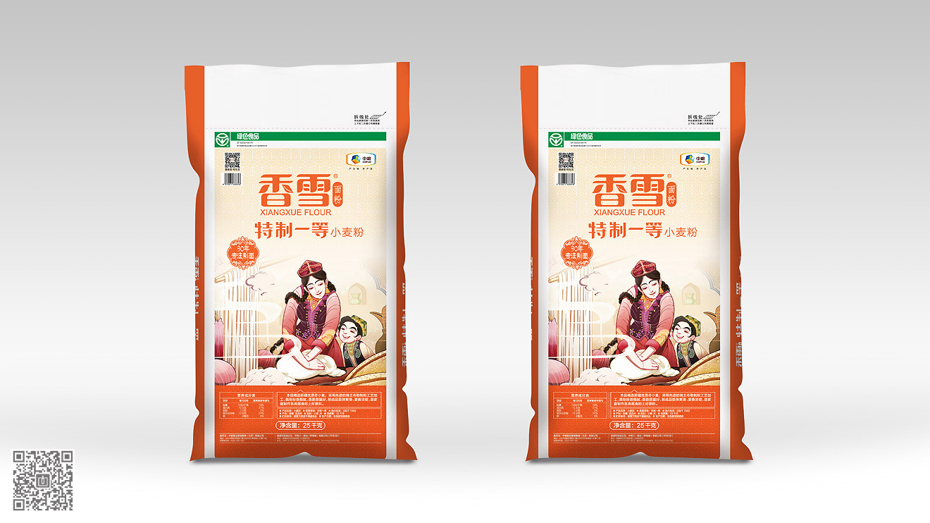 中糧面業(yè)面粉包裝設(shè)計(jì)與插畫(huà)繪制